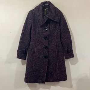 Purple soia &kyo wool peacoat 24 hour price drop